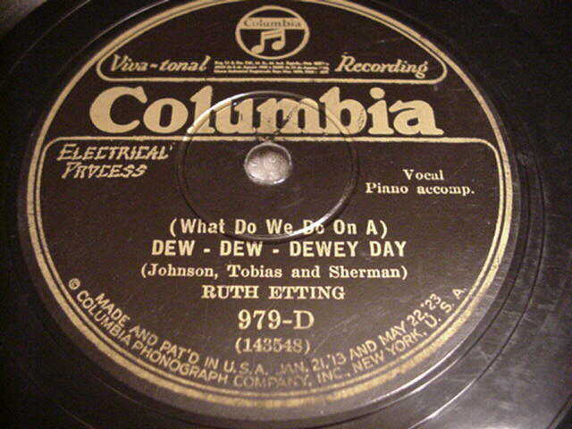 78-What Do We Do On A Dew, Dew, Dewey Day - Columbia 979-D